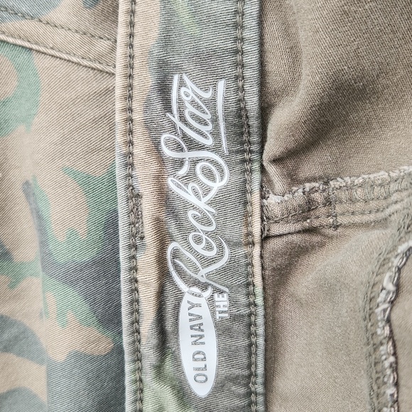 OLD NAVY ▪︎ Women's Camouflage "Rock Star" Jeans, Size 14 - Picture 5 of 7